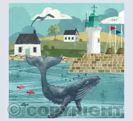 Watchet Harbour & The Blue Whale