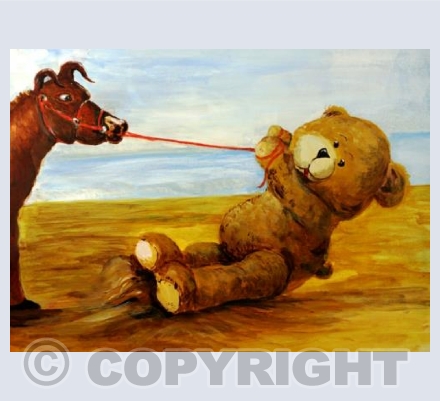 Ted and his donkey
