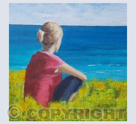 Girl on the Cliff