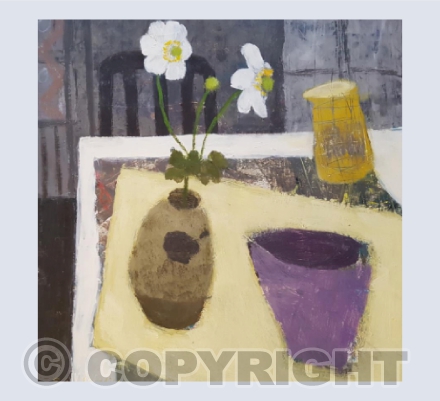 Still Life with Japanese Anemones