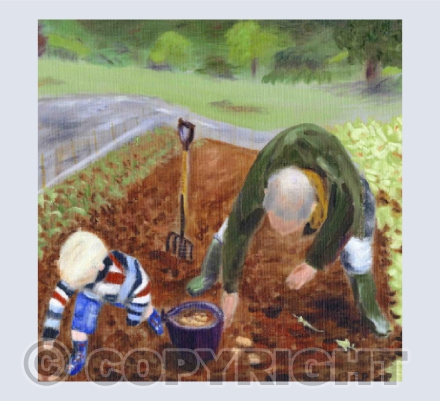 Grandpa's Little Helper