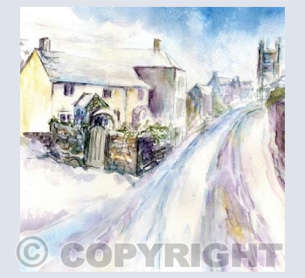 Hillside Cottage in Winter