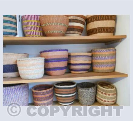 Purple and Brown Baskets