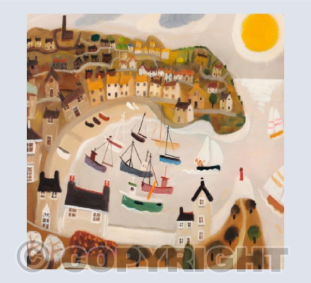 Cornish Autumn Harbour