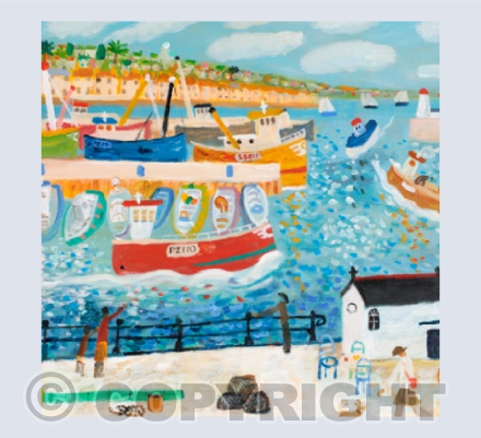 Newlyn Harbour and Fishermans Rest