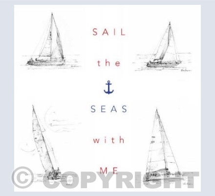 Sail the seas with me card