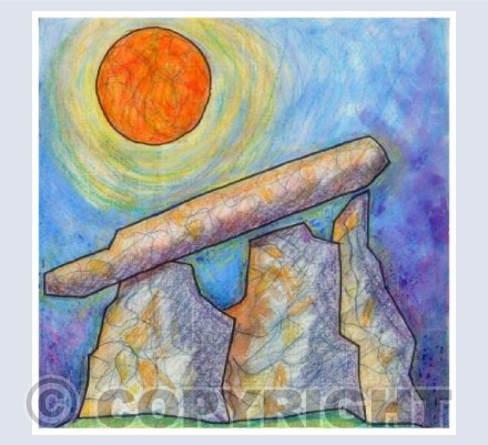 Trethevy Quoit Sketch 2