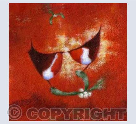 Robins and Mistletoe