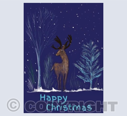 Winter Stag