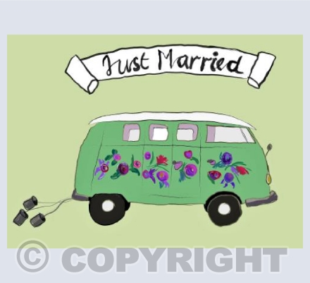 Wedding camper van