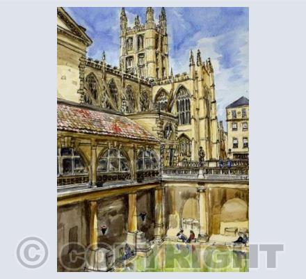 Bath - Baths and Abbey