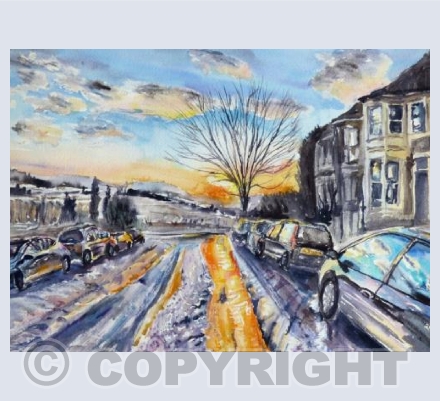 Sun down Brecknock Road