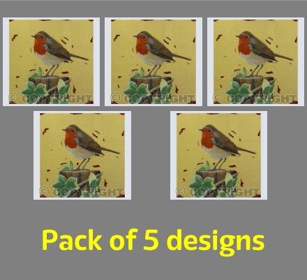 Christmas Robin and Ivy