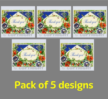 Thank You - Dark Flowers