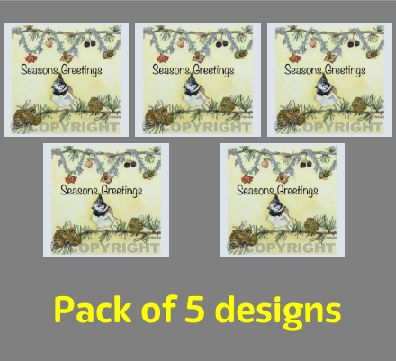 Seasons Greetings Crested Tit