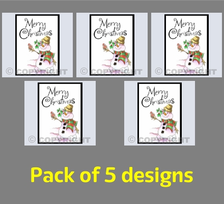 Snowman and robin Cindy Dicks 