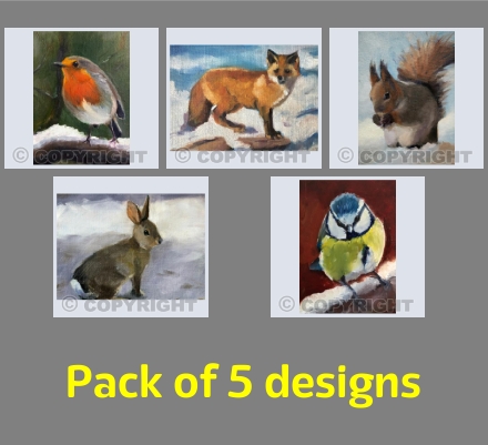Winter Wildlife cards