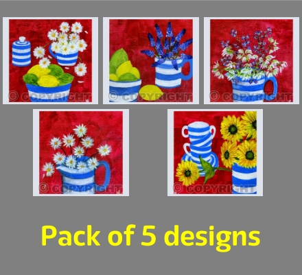 Cornish Creamware Flowers