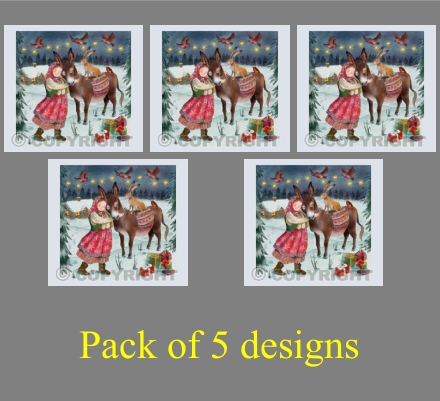 'Festive Donkey Cuddles'