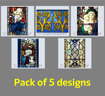 Christmas Art In Stained Glass