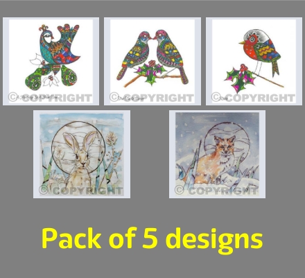 Festive Stained Glass