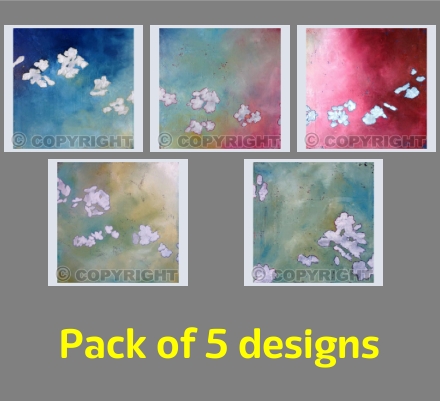 Abstract Cherry Blossom 