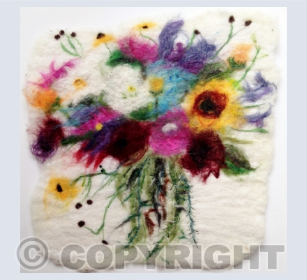 Flowers - feltings