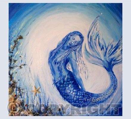 Mythical dragons, mermaids and godessess