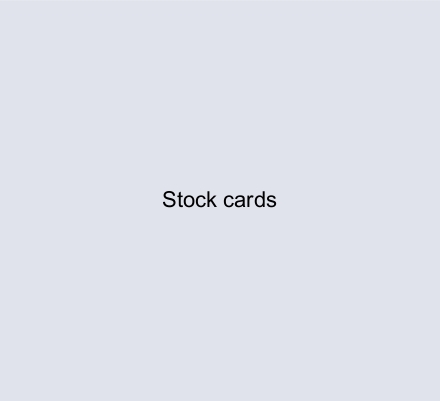 Stock cards