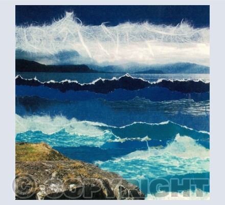 Mixed media Seascapes