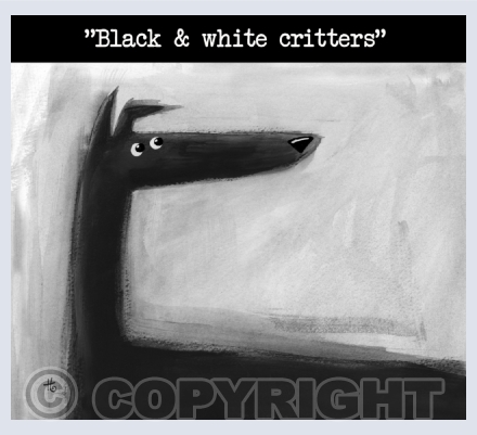 Animals - black and white