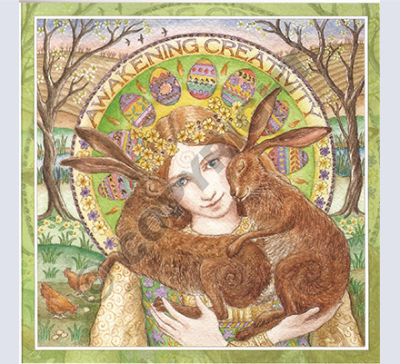 Circular Seasons Goddess Cards