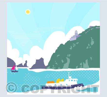 Isle of Sark Greetings Cards