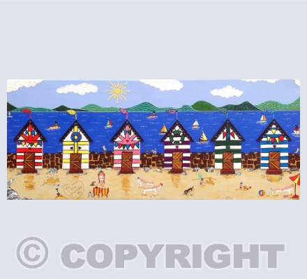 Beach huts