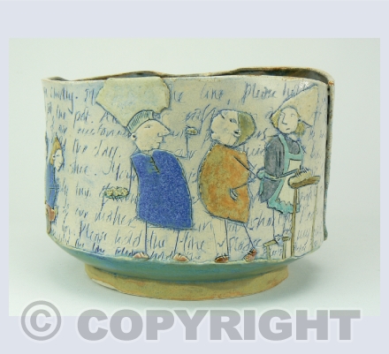 drawings on clay